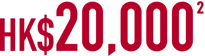 HK$20,000²